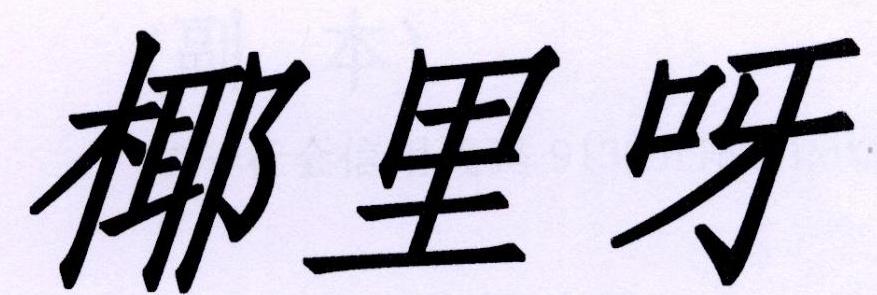 椰里呀 商标公告