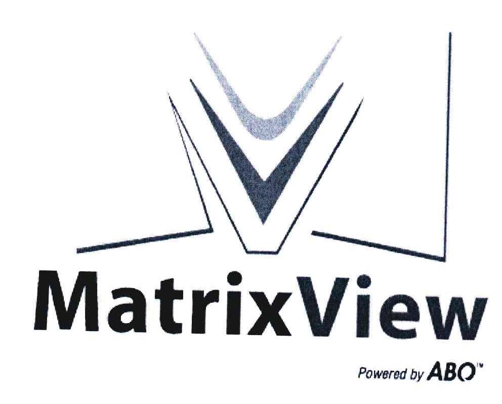 MATRIX VIEW POWERED BY ABO 商标公告